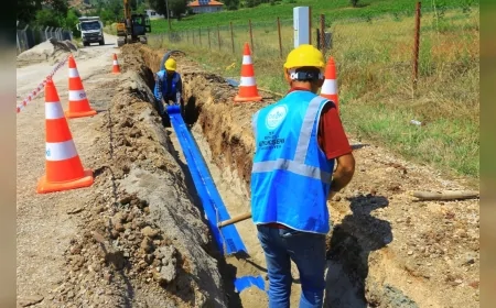 Denizli Büyükşehir Belediyesi DESKİ’den Karaismailler’in içme suyu altyapısına 32,7 milyon liralık yatırım