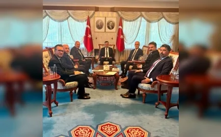 Ankara Ticaret Odası Başkanı Gürsel Baran ve Ankara Kent Konseyi Başkanı Halil İbrahim Yılmaz’dan Cevdet Yılmaz’a Ankara ziyareti