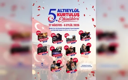 Altıeylül’de Kurtuluşun 103. Yılı Konser ve Gösterilerle Günlerce Kutlanacak