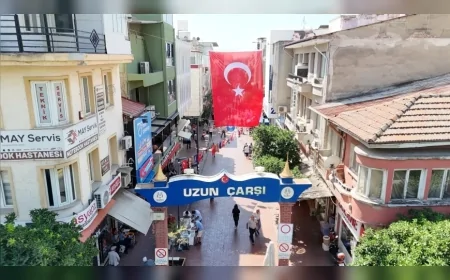 Nazilli Belediyesi 30 Ağustos Zafer Bayramı öncesi şehri Türk bayraklarıyla donatıyor