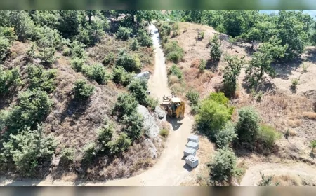 Nazilli Belediyesi Apaklar’da yıllardır toprak yol olarak kullanılan güzergâhı parke taşlarıyla yeniliyor