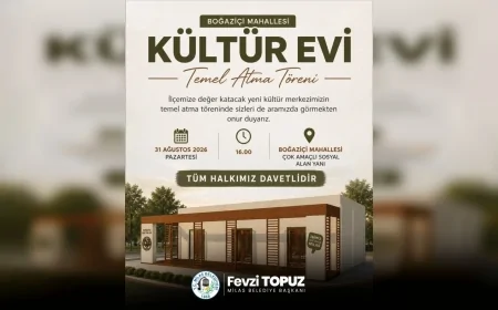 Milas Belediye Başkanı Fevzi Topuz: “Kültür evi dinamik bir yaşam merkezi olacak”
