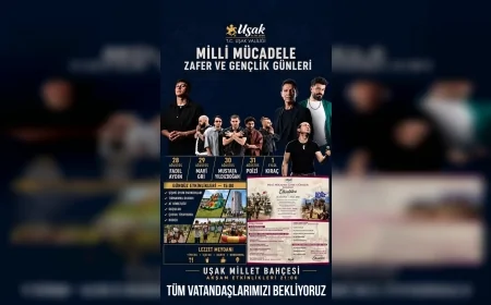 Uşak’ta Milli Mücadele, Zafer ve Gençlik Günleri 26 Ağustos-1 Eylül’de Etkinliklerle Kutlanacak