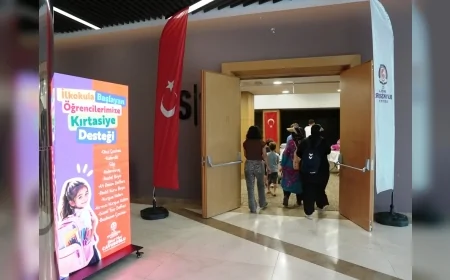 Denizli Büyükşehir Belediyesi ilkokula başlayacak öğrenciler için “Okula Merhaba” desteğinin dağıtımına başladı