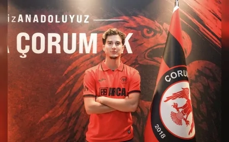 ARCA Çorum FK, Trabzonspor’un genç orta saha oyuncusu Göktan Gürpüz’ü satın alma opsiyonuyla kadrosuna kattı