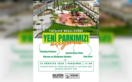 Yenişehir Mahallesi’nde 6 bin metrekarelik park vatandaşların kullanımına açılıyor