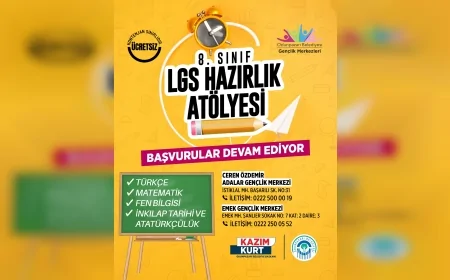 Odunpazarı Belediyesi’nin ücretsiz LGS Hazırlık Atölyesi için kayıtlar sürüyor