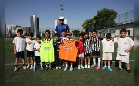 Çankaya Belediyesi ve Gençlerbirliği’nin Yaz Futbol Okulu’nda genç yetenekler sahaya çıktı