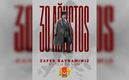 İzmir Gazeteciler Cemiyeti 30 Ağustos Zafer Bayramı’nı yayımladığı mesajla kutladı