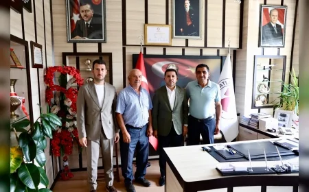 Nevşehir Belediye Başkanı Rasim Arı’dan Tatlarin Belediye Başkanı Ercan Selvi’ye ziyaret