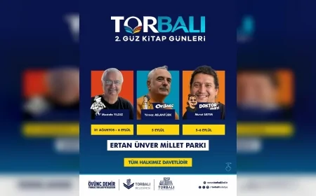 Torbalı’da 104. yıla 104 konukla Güz Kitap Günleri için geri sayım başladı