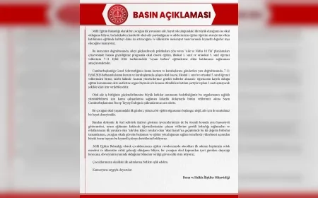 Millî Eğitim Bakanlığı: “Çocuklarımızın okuldaki ilk adımlarına birlikte eşlik edelim”