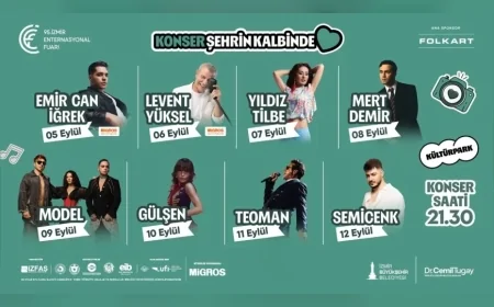 İzmir Enternasyonal Fuarı’nda Çim Konserleri rüzgarı esecek: Sekiz sanatçı Kültürpark’ta sahne alacak