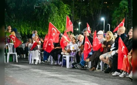 Bursa’da 30 Ağustos Zafer Haftası coşkusu Kültürpark’ta müzikle buluştu