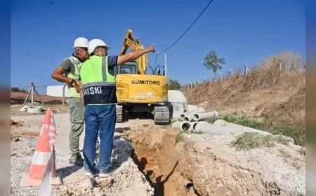 Bursa Büyükşehir Belediyesi Yenişehir’in 5 mahallesine 7 bin 600 metrelik yeni altyapı hattı kazandırdı
