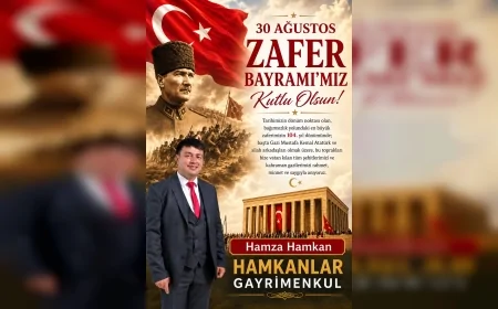 Gayrimenkul Danışmanı Hamza Hamkan: “30 Ağustos Türk milletinin bağımsızlık iradesinin destanıdır”