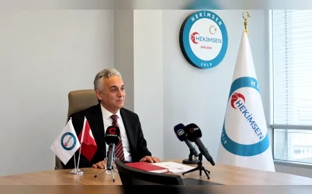 HEKİMSEN Genel Başkanı Uzm. Dr. Adil Kurban: “Bu ülkenin hekimleri de Cumhuriyet’in stratejik gücüdür”