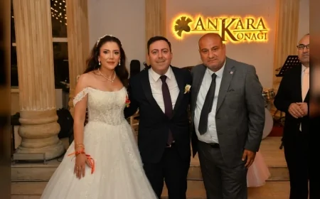 Ağrı Vali Yardımcısı Tuncay Karataş ile Müfettiş Hatice Atay Ankara’da dünyaevine girdi