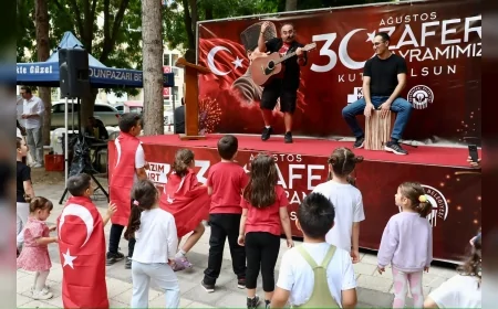 Odunpazarı Belediyesi, 30 Ağustos Zafer Bayramı’nın 104’üncü yılını Kanlıkavak Parkı’ndaki etkinliklerle kutladı