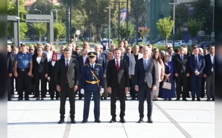 İNEGÖL’DE 30 AĞUSTOS ZAFER BAYRAMI’NIN 104’ÜNCÜ YIL DÖNÜMÜ TÖRENLERLE KUTLANDI