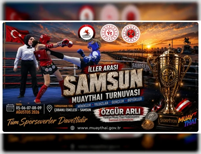 Samsun'da 5-9 Ağustos'ta Düzenlenecek Muaythai Dostluk Turnuvası Türkiye'nin Dört Bir Yanından Sporcuları Buluşturacak