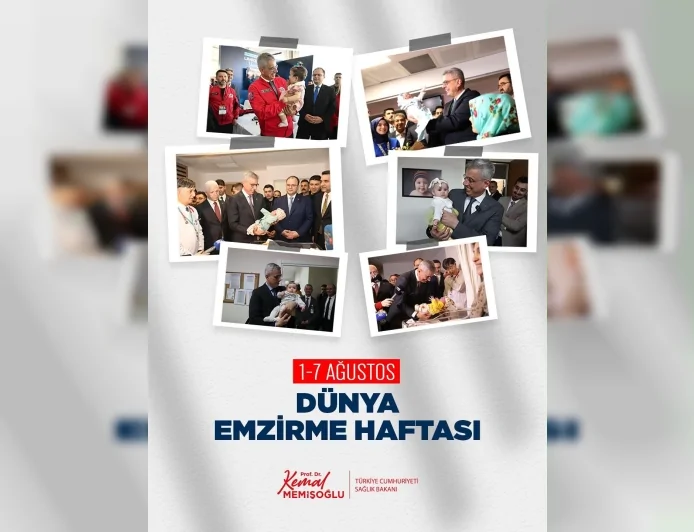 SAĞLIK BAKANI PROF. DR. KEMAL MEMİŞOĞLU: “ANNE SÜTÜ, BİR BEBEĞİN İLK AŞISI VE EN GÜÇLÜ KORUYUCUSUDUR”