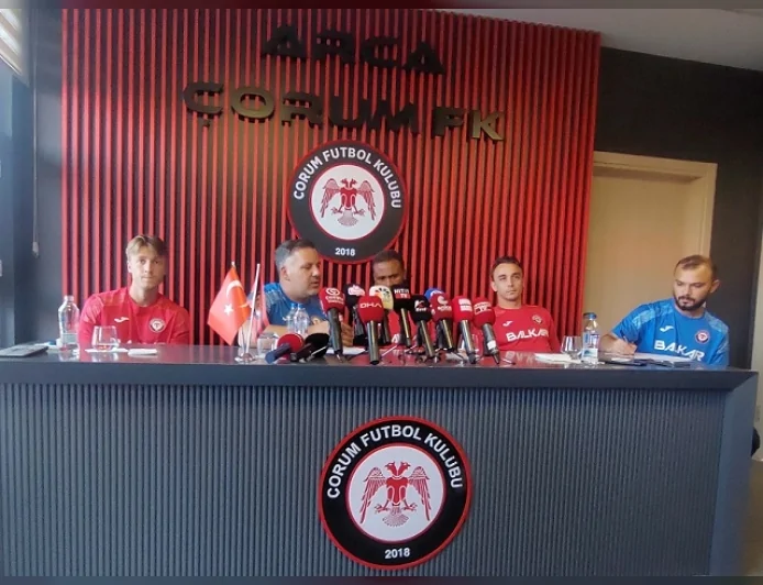 Çorum FK’nın Yeni Transferleri Galatasaray Maçı Öncesi Konuştu: “Puan veya Puanlarla Ayrılacağımıza İnanıyoruz”