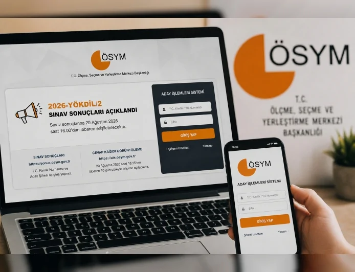 ÖSYM 2026-YÖKDİL/2 sonuçlarını açıkladı, cevap kâğıtları 10 gün süreyle erişime açıldı