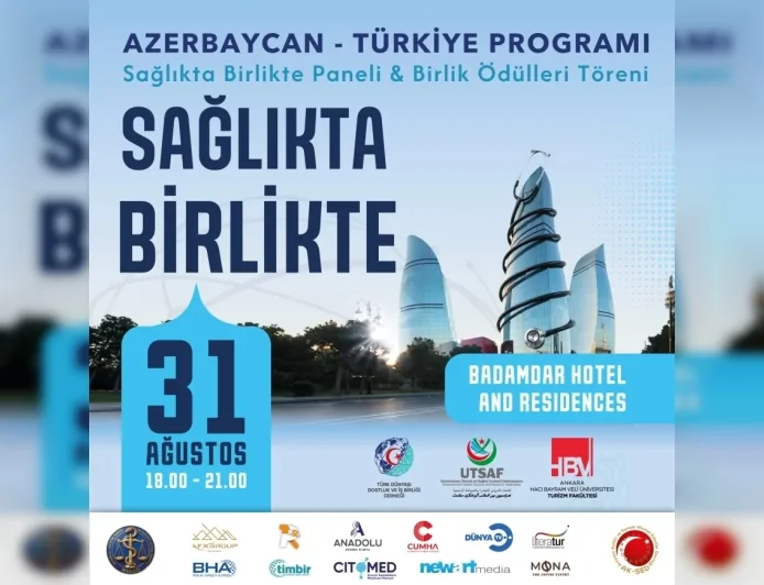 TÜDİŞ ve UTSAF, Türk Dünyası Sağlıkta Birlikte Paneli ve Birlik Ödülleri Töreni’ni Bakü’de düzenleyecek