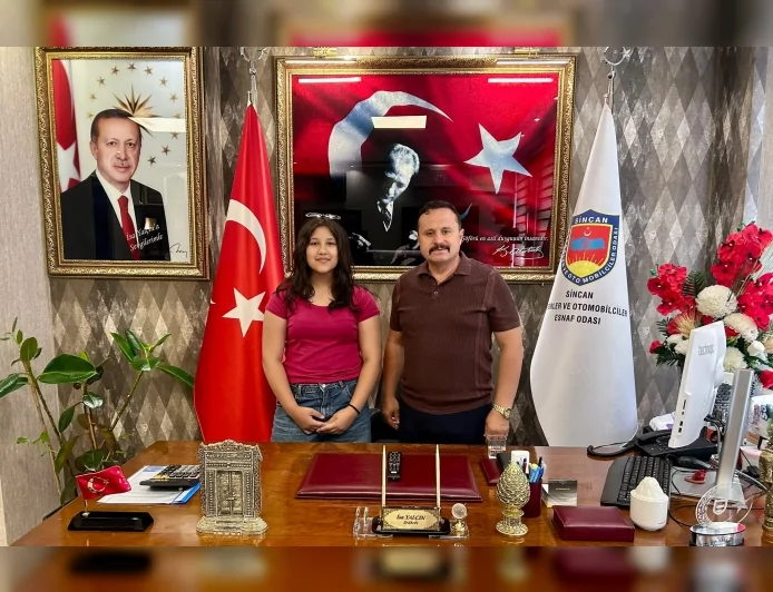 Sincan Şoförler ve Otomobilciler Esnaf Odası Başkanı İsa Yalçın’dan Türkiye Şampiyonu Ayşe Ilgın Koca’ya Tam Destek