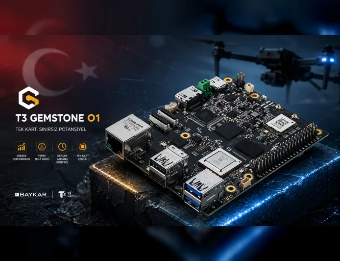 Baykar Genel Müdürü Haluk Bayraktar: “T3 Gemstone O1 tek kartla otonom görev bilgisayarı”