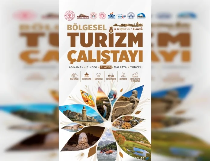 Elazığ’da Bölgesel Turizm Çalıştayı Doğa, İnanç, Gastronomi ve Dijital Tanıtım Başlıklarıyla Gerçekleştirilecek