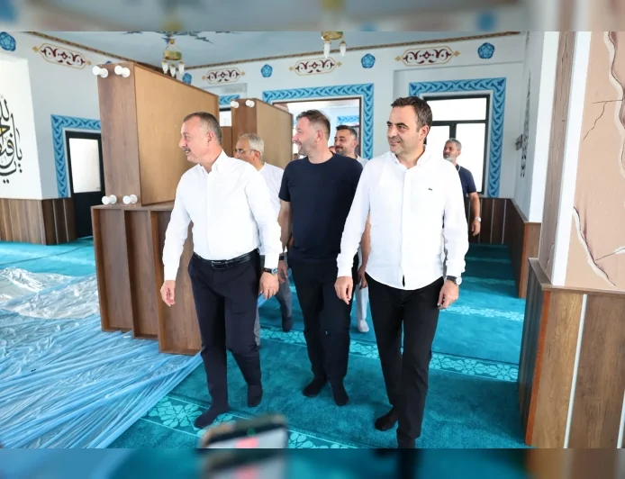 Başiskele’de Gazze Şehitleri Camii İbadete Açılmak İçin Son Çalışmalarını Bekliyor