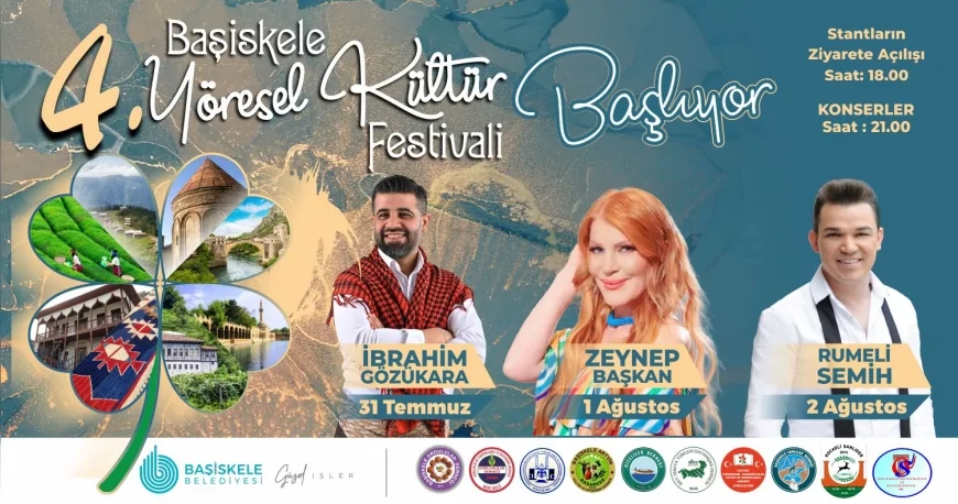 Başiskele Belediyesi 4. Yöresel Kültür Festivali İle Farklı Yörelerin Kültürel Zenginliklerini Üç Gün Boyunca Bir Araya Getiriyor