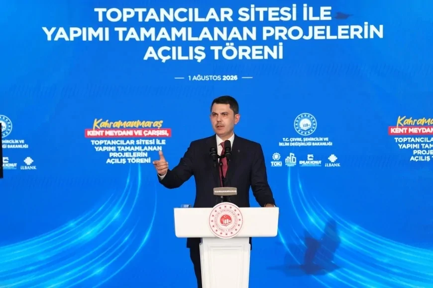 ÇEVRE, ŞEHİRCİLİK VE İKLİM DEĞİŞİKLİĞİ BAKANI MURAT KURUM: “ONLARIN HER ‘YAPAMAZSINIZ’ SÖZÜNE KARŞI BİR TEMEL ATTIK”