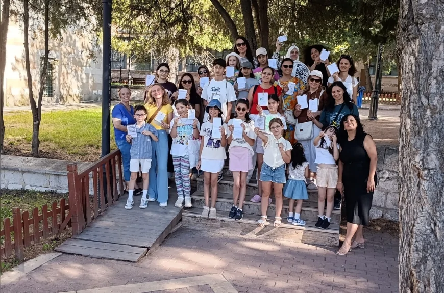 Eskişehir Büyükşehir Belediyesi Düşler Atölyesi’nde çocuklar Odunpazarı’nı çizerek kentin kültürel mirasını keşfetti
