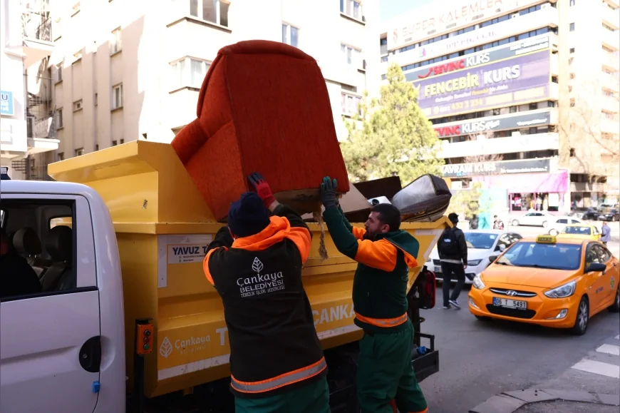 Çankaya Belediyesi Hacimli Atıklarını Gelişigüzel Bırakanlara 8 Bin 687 TL Ceza Uygulayacak