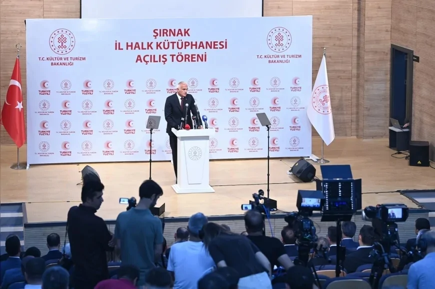 Kültür ve Turizm Bakanı Mehmet Nuri Ersoy: “Kütüphanelerde Cumhuriyet tarihinin en yüksek kullanım ve üye sayılarına ulaştık”