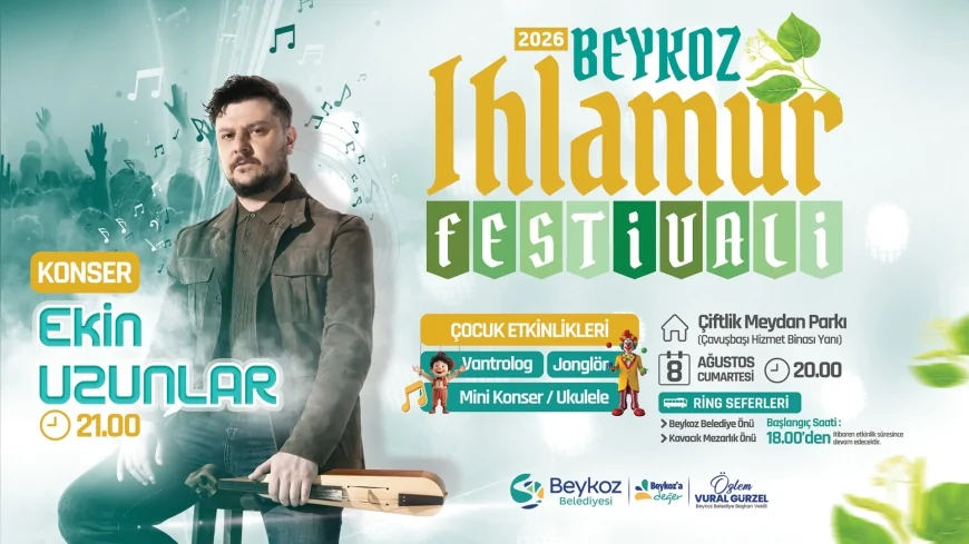 Beykoz Ihlamur Festivali Ekin Uzunlar Konseri ve Renkli Etkinliklerle Yaz Akşamına Ev Sahipliği Yapacak!