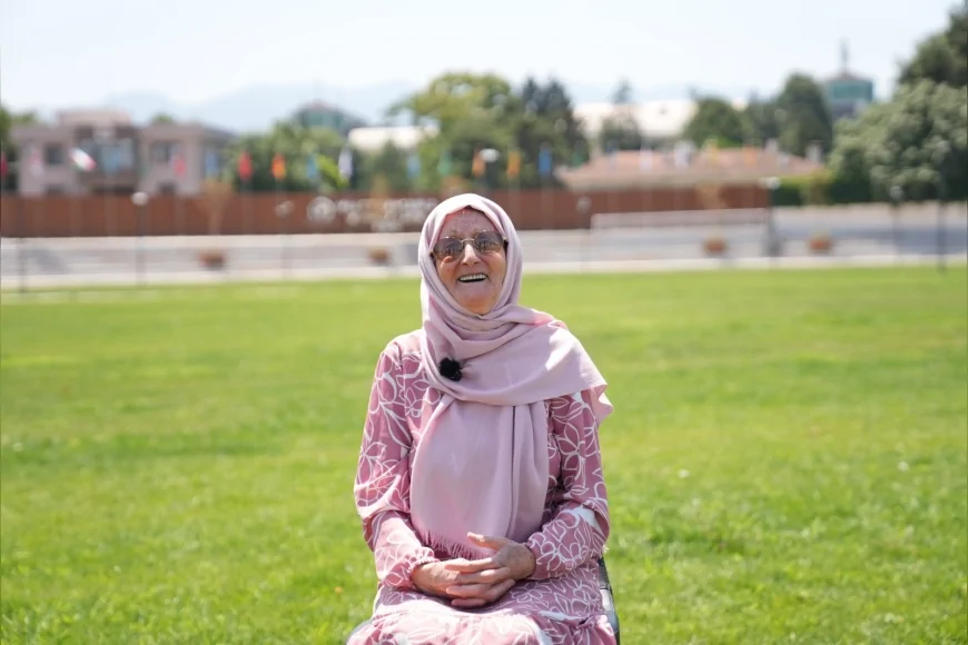 Düzce Belediye Başkanı Dr. Faruk Özlü’nün hayata geçirdiği Merkez Park için 77 yaşındaki Hatice Turan: “Her taraf ışıl ışıl, spor yapanları gördükçe çok mutlu oluyorum