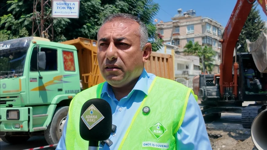 Adana Büyükşehir Belediyesi Başkan Vekili Güngör Geçer: “Sık arızaların önüne geçerek vatandaşlarımıza daha güvenli bir içme suyu altyapısı sunacağız”