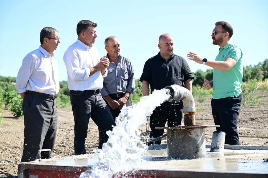 Manisa Büyükşehir Belediye Başkanı Besim Dutlulu: “Yaklaşık 2 bin 500 dönümlük tarım arazisinin can suyu ihtiyacını karşıladık