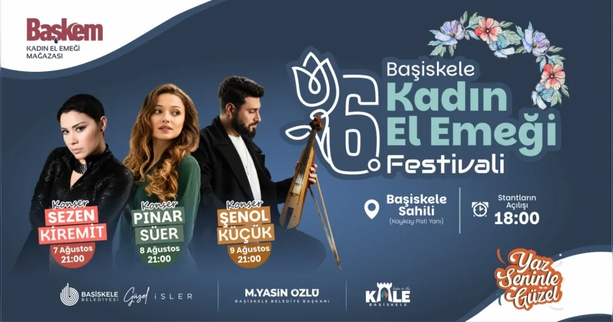 Başiskele’de 6. Kadın El Emeği Festivali 7-8-9 Ağustos’ta Sahilde Vatandaşlarla Buluşacak