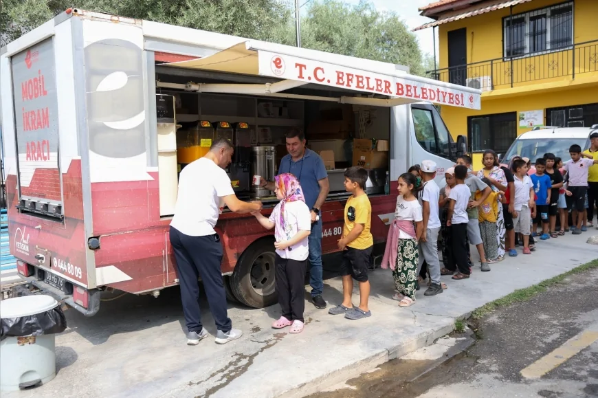 Efeler Belediyesi’nden Kocagür Mahallesi’ndeki Çocuklara Mobil Kişisel Bakım Hizmeti