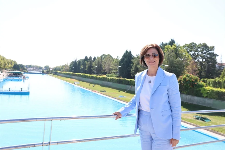 Eskişehir Büyükşehir Belediye Başkanı Ayşe Ünlüce: “Kentpark Yapay Plajımız çocuklarımızın neşesine ev sahipliği yapacak”