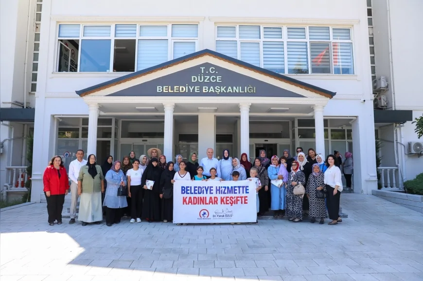 Düzce’de Kadınlar Belediye Projelerini Yerinde İnceledi: “Bu Projeler Büyük İşler”