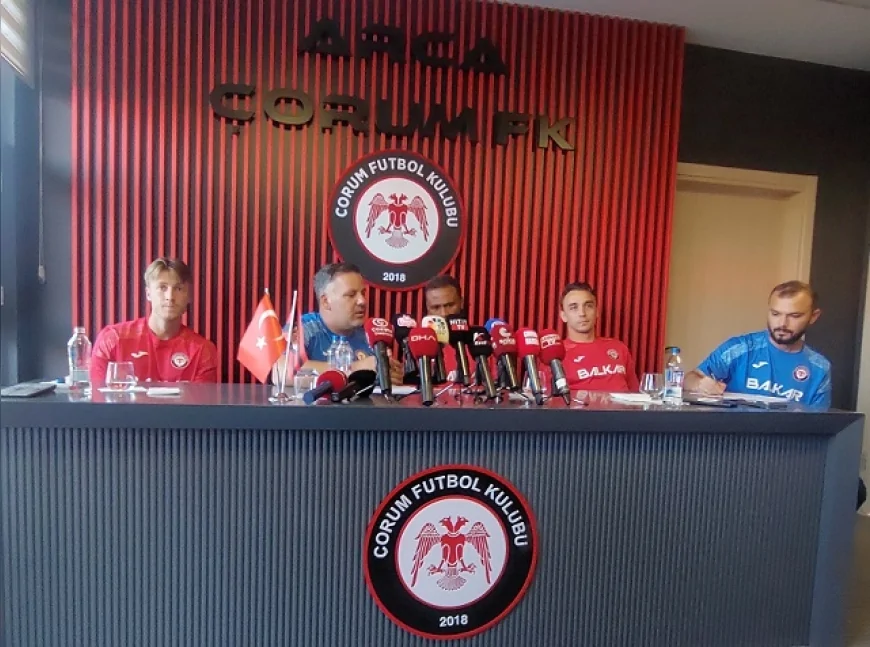 Çorum FK’nın Yeni Transferleri Galatasaray Maçı Öncesi Konuştu: “Puan veya Puanlarla Ayrılacağımıza İnanıyoruz”