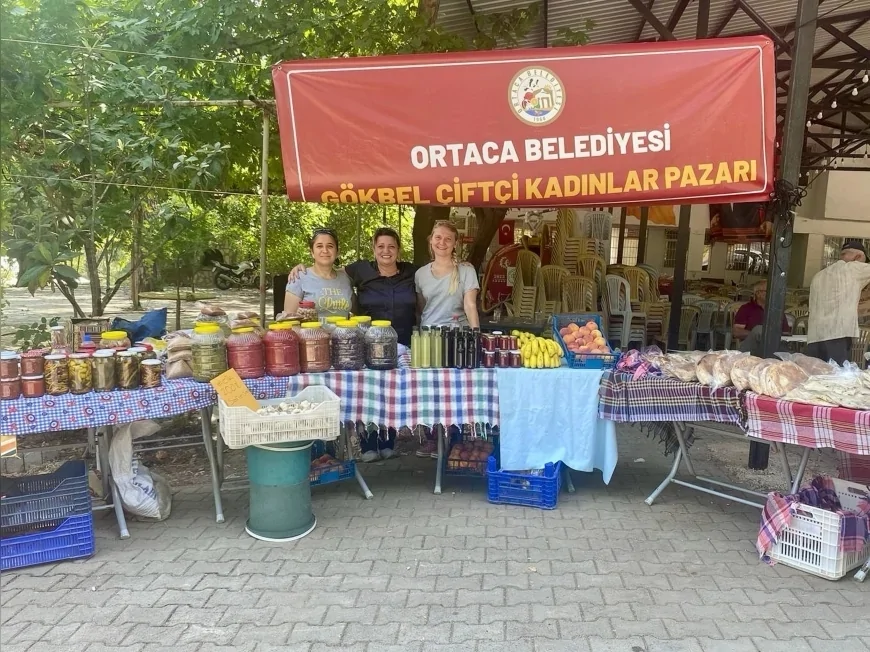 Ortaca Gökbel’de Üretici Kadın Pazarı İlk Kez Kuruldu, Kadın Emeği Doğrudan Tüketiciyle Buluştu