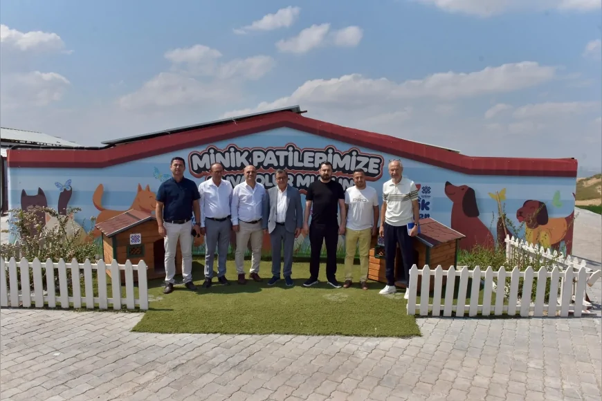 Altıeylül Belediye Başkanı Hakan Şehirli Hayvan Bakımevi’ni Ziyaret Ederek Çalışmaları Yerinde İnceledi