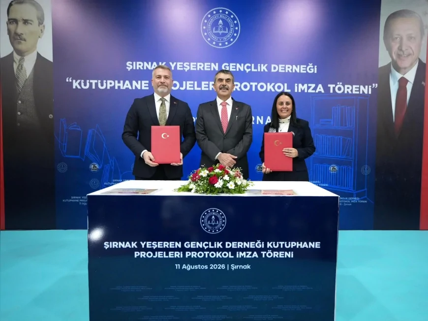 Millî Eğitim Bakanı Yusuf Tekin: “Şırnak Yeşeren Gençlik Derneğinin önayak olduğu kütüphane sürecinde kapımız ardına kadar açık”